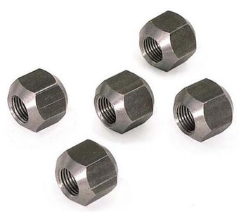 compare product Moroso Double Ended Lug Nuts - 5/8in-18 x 1in Hex (Use w/Part No 62010) - 5 Pack