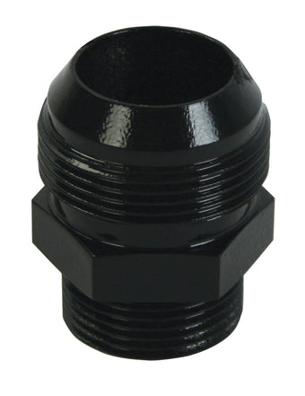 compare product Moroso Electric Water Pump Hose Adapter -16An to -20An Hose - Black Anodized