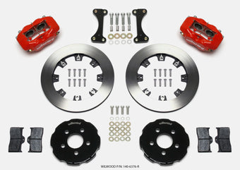 compare product Wilwood Forged Dynalite Front Hat Kit 12.19in Red 00-04 PT Cruiser/03-04 SRT/4