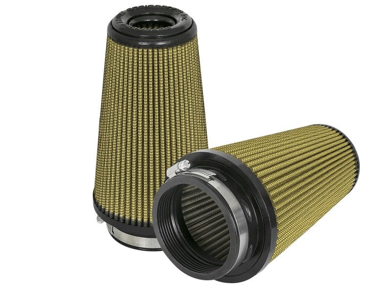 aFe Magnum FLOW Pro GUARD 7 Replacement Air Filter (Pair) F - 3.5 / B - 5 / T - 3.5 (Inv) / H - 8in. - My Store