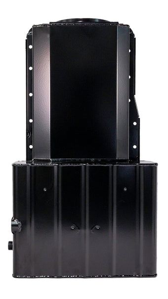 compare product Moroso Ford 351W (w/Front Sump & Billet End Seals) Road Race Baffled Wet Sump 7qt 8in Steel Oil Pan