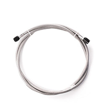 compare product Snow Performance 1ft Stainless Steel Braided Line (Black) w/ 4AN Fittings