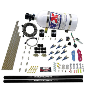 compare product Nitrous Express 10 Cyl Piranha Nozzle Direct Port Nitrous Kit (250-500HP) w/10lb Bottle