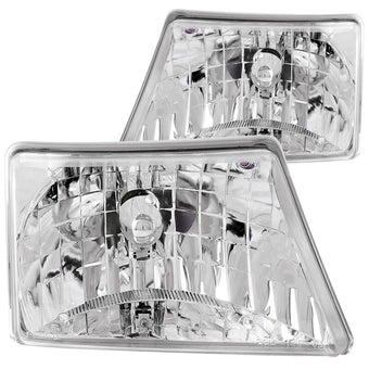 compare product ANZO 1998-2000 Ford Ranger Crystal Headlights Chrome
