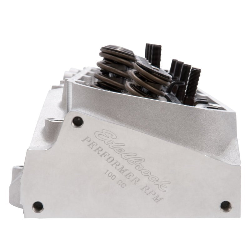 Edelbrock Cylinder Head BBC Performer RPM Oval Port 100cc Complete Single w/ Springs - My Store