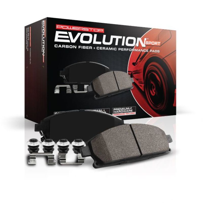 Power Stop 15 - 19 Audi A3 Front Z23 Evolution Sport Brake Pads w/Hardware - My Store