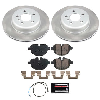 compare product Power Stop 12-16 BMW ActiveHybrid 5 Rear Semi-Coated Rotor Kit
