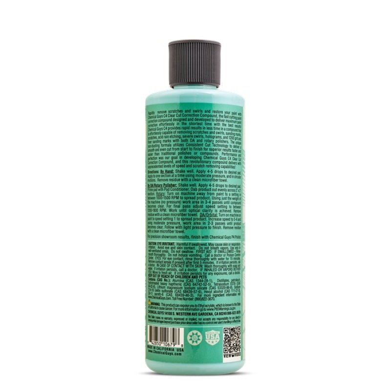 Chemical Guys C4 Clear Cut Correction Compound - 16oz - My Store