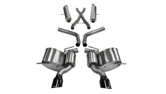 compare product Corsa 2012-2013 Jeep Grand Cherokee 6.4L V8 Black Sport Cat-Back Exhaust