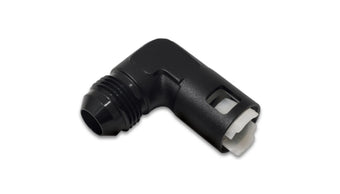 compare product Vibrant 90 Degree Aluminum AN to Female Quick Connect -6AN - 0.375in Hose Size