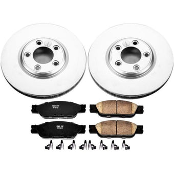 compare product Power Stop 03-04 Jaguar S-Type Front Z17 Evolution Geomet Coated Brake Kit
