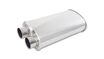 compare product Vibrant Streetpower Oval Muffler 2.50in Inlet/Outlet (Same side)
