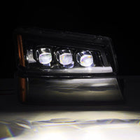 AlphaRex 03 - 06 Chevy Silverado 1500/2500HD/3500HD/Avalanche Alpha - Black NOVA LED Proj Headlights - My Store