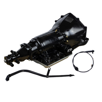 compare product FTI 700R4 Transmission - Level 3 - 600HP Rated - Chevy Bell - Includes Holley Carb Adapter