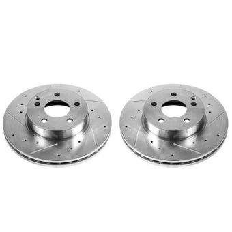 compare product Power Stop 12-16 Mercedes-Benz C250 Front Evolution Drilled & Slotted Rotors - Pair