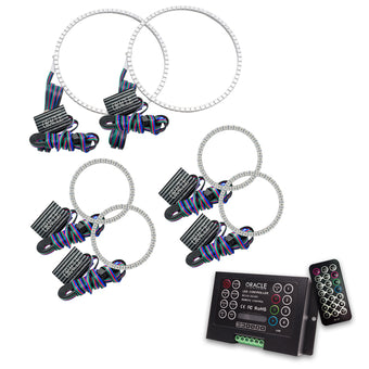 compare product Oracle Nissan Frontier 01-04 Halo Kit - Triple - ColorSHIFT w/ 2.0 Controller