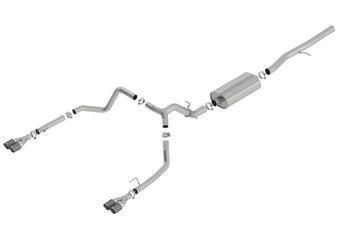compare product Borla 19 Chevrolet Silverado/GMC Sierra 1500 6.2L SS Touring Catback Exhaust - Carbon Fiber Tips