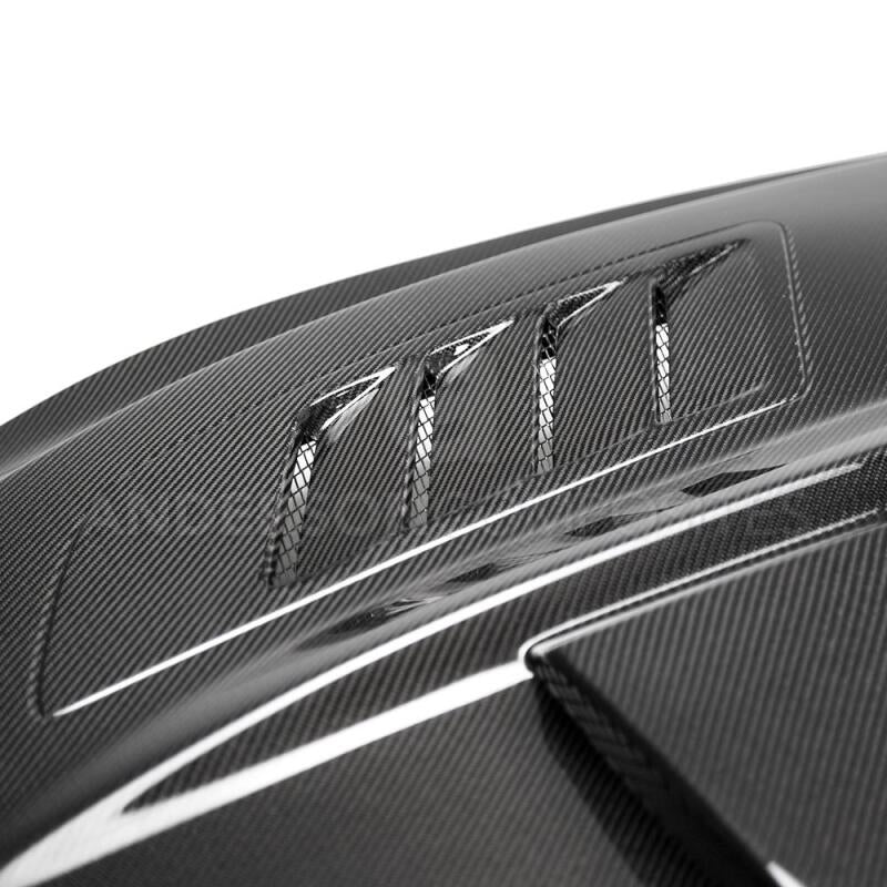 Anderson Composites 2018 - 2019 Ford Mustang Ram Air Double Sided Carbon Fiber Hood - My Store