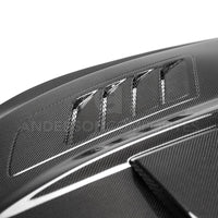 Anderson Composites 2018 - 2019 Ford Mustang Ram Air Double Sided Carbon Fiber Hood - My Store