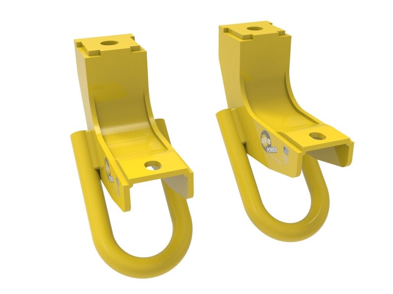 aFe Toyota Tundra 2022 V6 - 3.5L (tt) Front Tow Hook Yellow - My Store