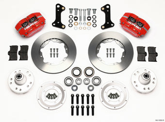 compare product Wilwood Dynapro Dust-Boot Front Kit 11.00in Red 67-69 Camaro 64-72 Nova Chevelle