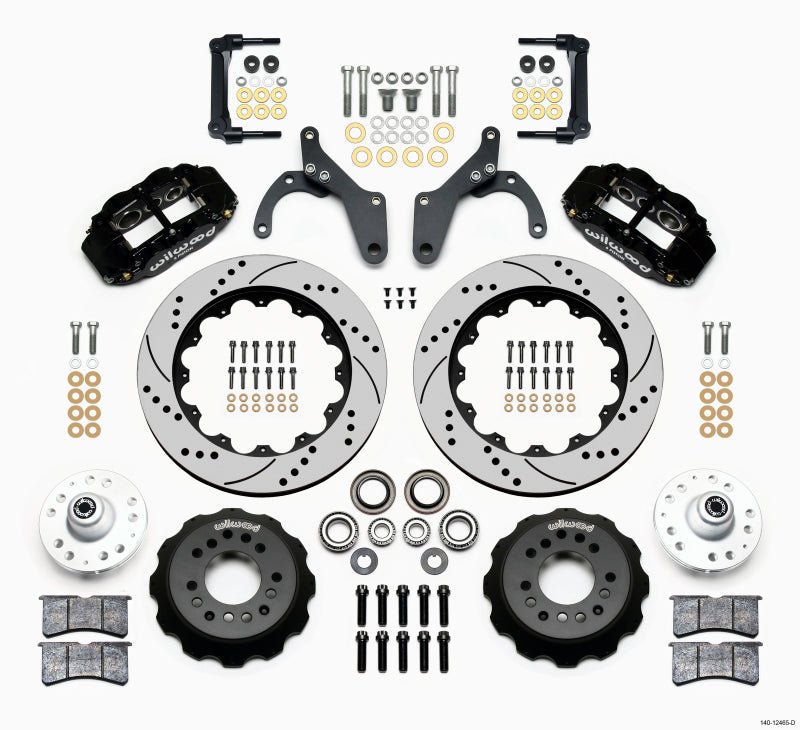Wilwood Narrow Superlite 6R Front Hub Kit 14.00in Drilled 59 - 64 Chevy Impala / 63 - 64 Corvette - My Store