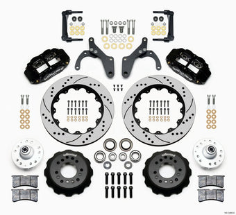 compare product Wilwood Narrow Superlite 6R Front Hub Kit 14.00in Drilled 59-64 Chevy Impala / 63-64 Corvette