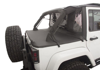 compare product Rampage 2007-2018 Jeep Wrangler(JK) Unlimited 4-Door Trailview Tonneau Top - Black Diamond