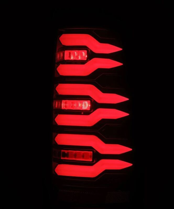 AlphaRex 99 - 06 Chevrolet Silverado/99 - 06 GMC Sierra LUXX - Series LED Tail Lights - Black/Red - My Store