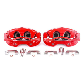 compare product Power Stop 02-06 Cadillac Escalade Rear Red Calipers w/Brackets - Pair