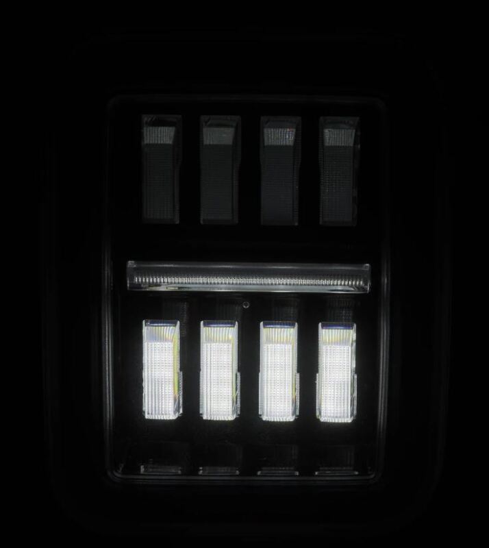 AlphaRex 19 - 24 Jeep Gladiator JT Nova - Series Prismatic LED Tail Lights - Black - Red - My Store