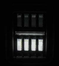 AlphaRex 19 - 24 Jeep Gladiator JT Nova - Series Prismatic LED Tail Lights - Black - Red - My Store