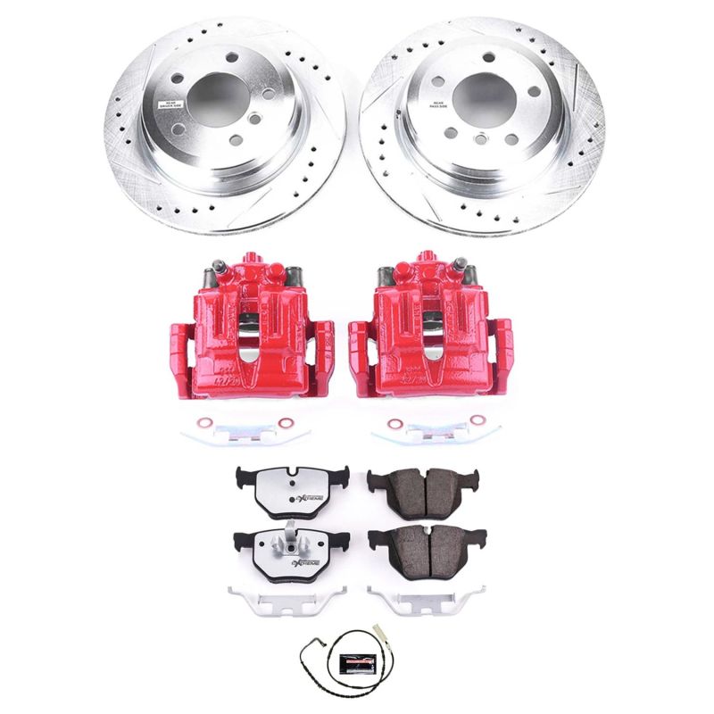 Power Stop 2006 BMW 325xi Rear Z26 Street Warrior Brake Kit w/Calipers - My Store