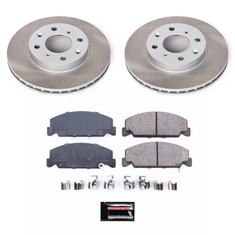 compare product Power Stop 93-97 Honda Civic del Sol Front Semi-Coated Rotor Kit