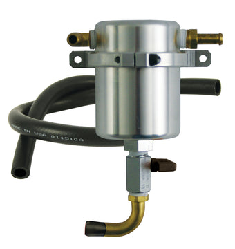 compare product Moroso 90-05 Mazda Miata Air/Oil Separator Catch Can - Billet Aluminum