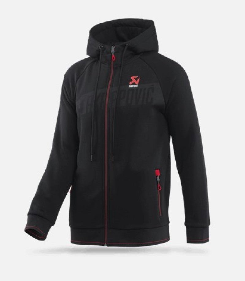 Akrapovic Mens Corpo Zip Hoodie Black - 2XL - My Store