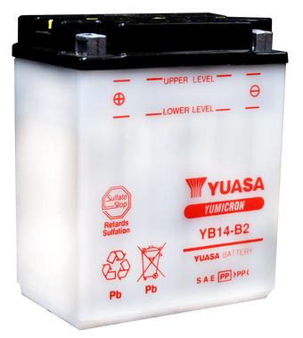 compare product Yuasa YB14-B2 Yumicron CX 12-Volt Battery
