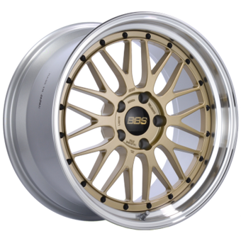 compare product BBS LM 19x12 5x130 ET44 CB 71.6 Gold / Diamond Cut Lip Wheel