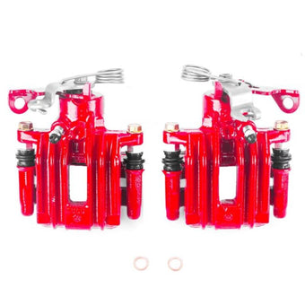 compare product Power Stop 98-01 Audi A4 Rear Red Calipers w/Brackets - Pair