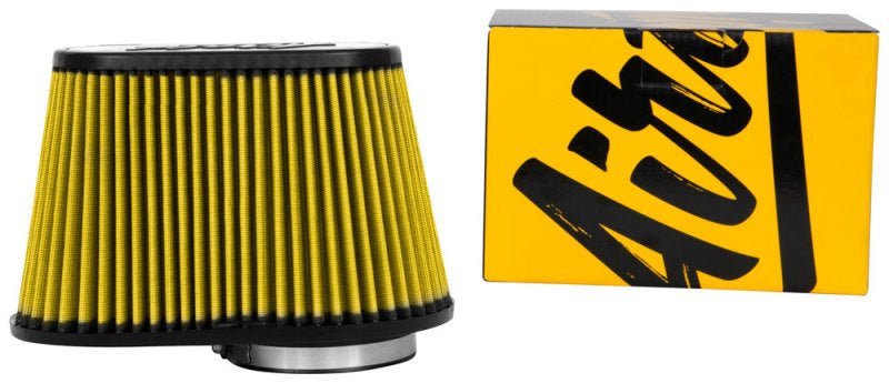 Airaid Universal Air Filter - Cone 4 - 1/2in FLG x 11 - 1/2x7in B x 9x4 - 1/2inTx 7 - 1/4in H - Synthaflow - My Store