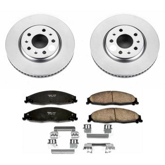 compare product Power Stop 03-05 Cadillac CTS Front Z17 Evolution Geomet Coated Brake Kit