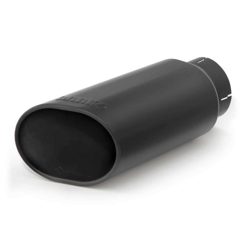Banks Power Tailpipe Tip Kit - SS Obround Slash Cut - Black - 4in Tube - 5in X 6in X 14in - My Store