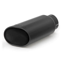Banks Power Tailpipe Tip Kit - SS Obround Slash Cut - Black - 4in Tube - 5in X 6in X 14in - My Store