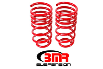 compare product BMR 10-15 5th Gen Camaro V8 Rear Lowering Springs - Red