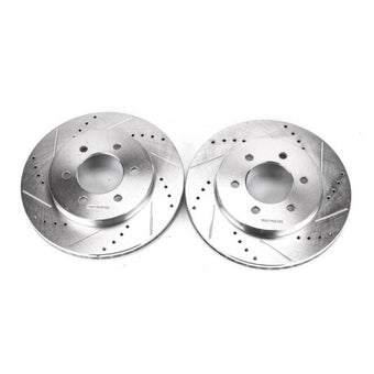 compare product Power Stop 04-08 Ford F-150 Front Evolution Drilled & Slotted Rotors - Pair
