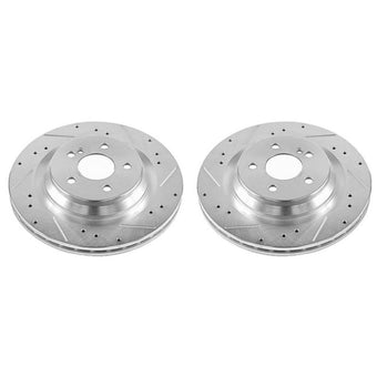 compare product Power Stop 09-14 Mercedes-Benz CL550 Rear Evolution Drilled & Slotted Rotors - Pair