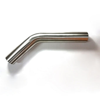 compare product Stainless Bros 1.88in Diameter 1.5D / 2.82.0in CLR 45 Degree Bend 5in leg/8in leg Mandrel Bend