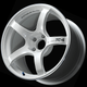 Advan TC4 18x9 +35 5 - 114.3 Racing White Metallic & Ring Wheel - My Store
