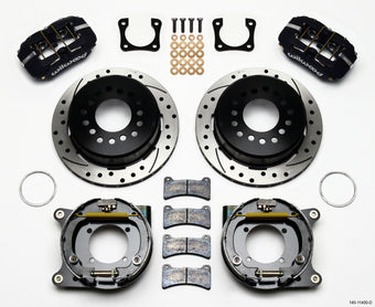 compare product Wilwood Dynapro Low-Profile 11.00in P-Brake Kit Drilled Chevy 12 Bolt Spcl 2.81in Off Stag Mount