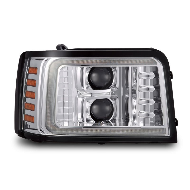 AlphaRex Projector Headlights, Chrome w/ Activation Light, Sequential Signal - My Store